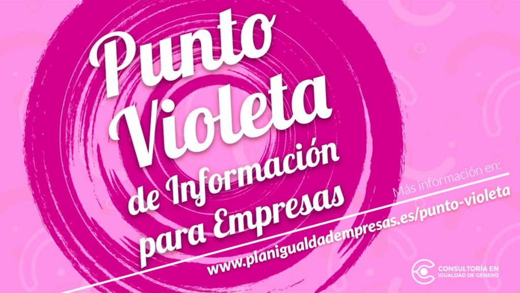 punto violeta de informacion
