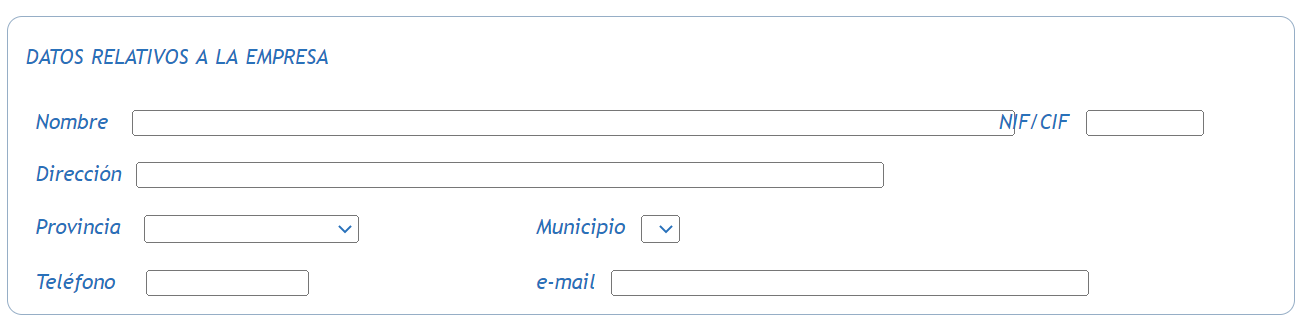 datos empresa registro plan igualdad