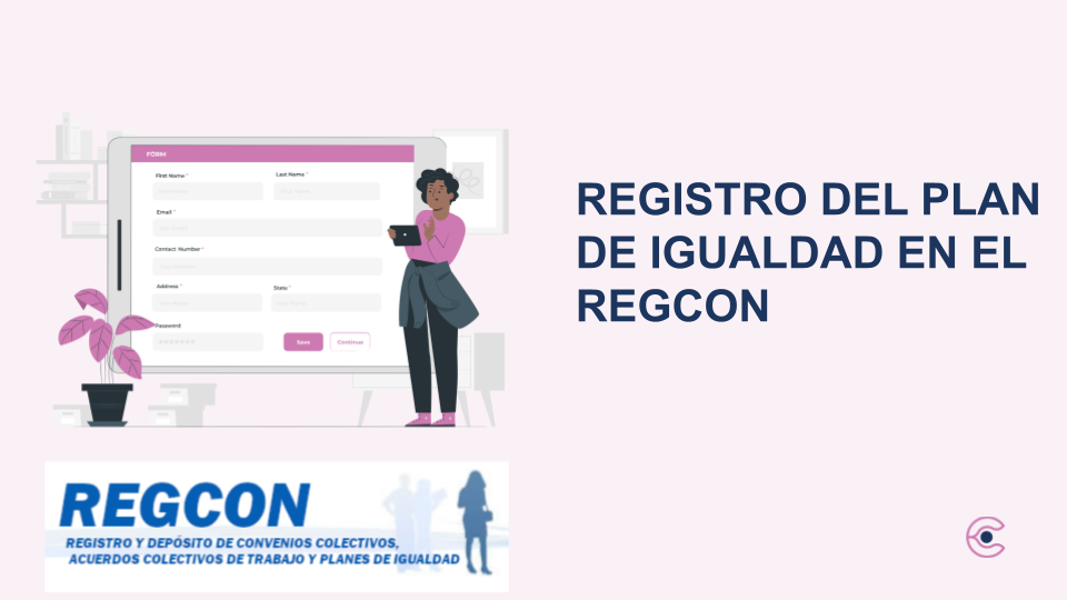 Registro en el REGCON del Plan de Igualdad