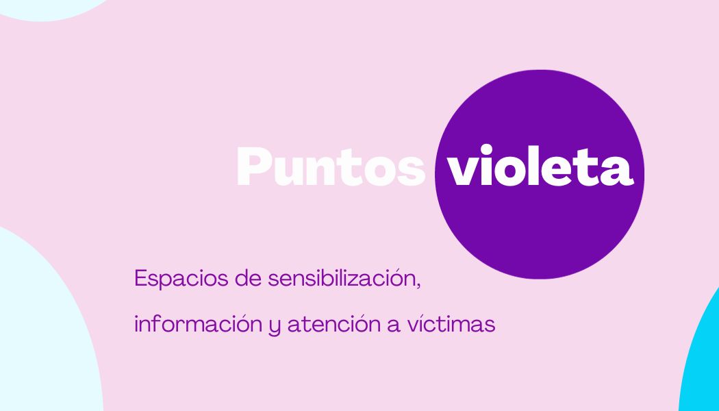Puntos violeta