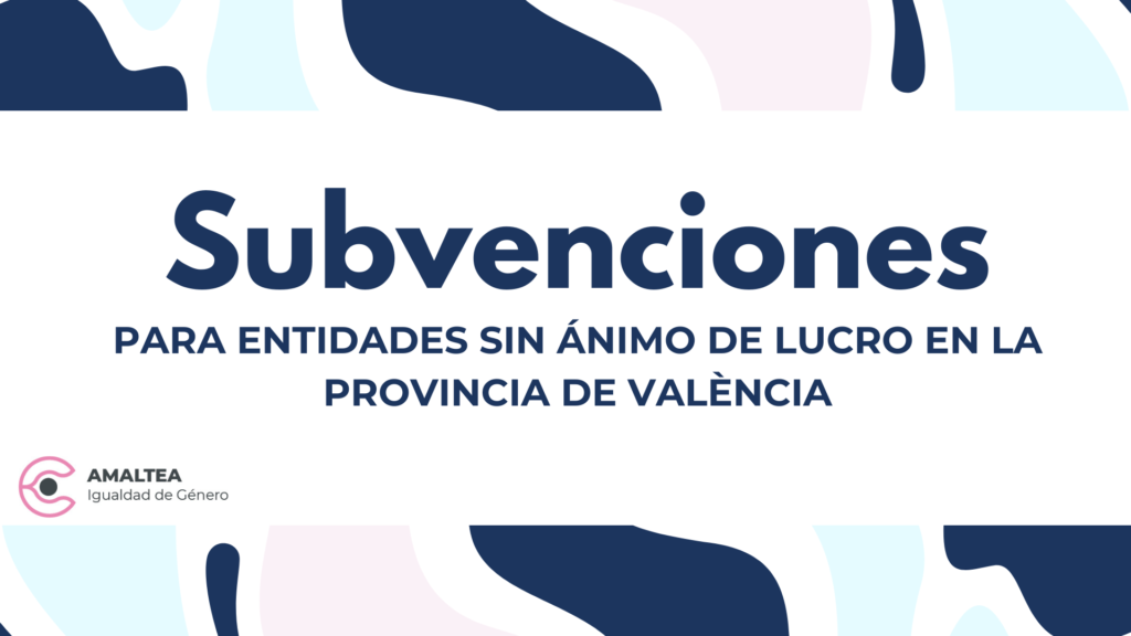 Subvención entidades sin ánimo de lucro
